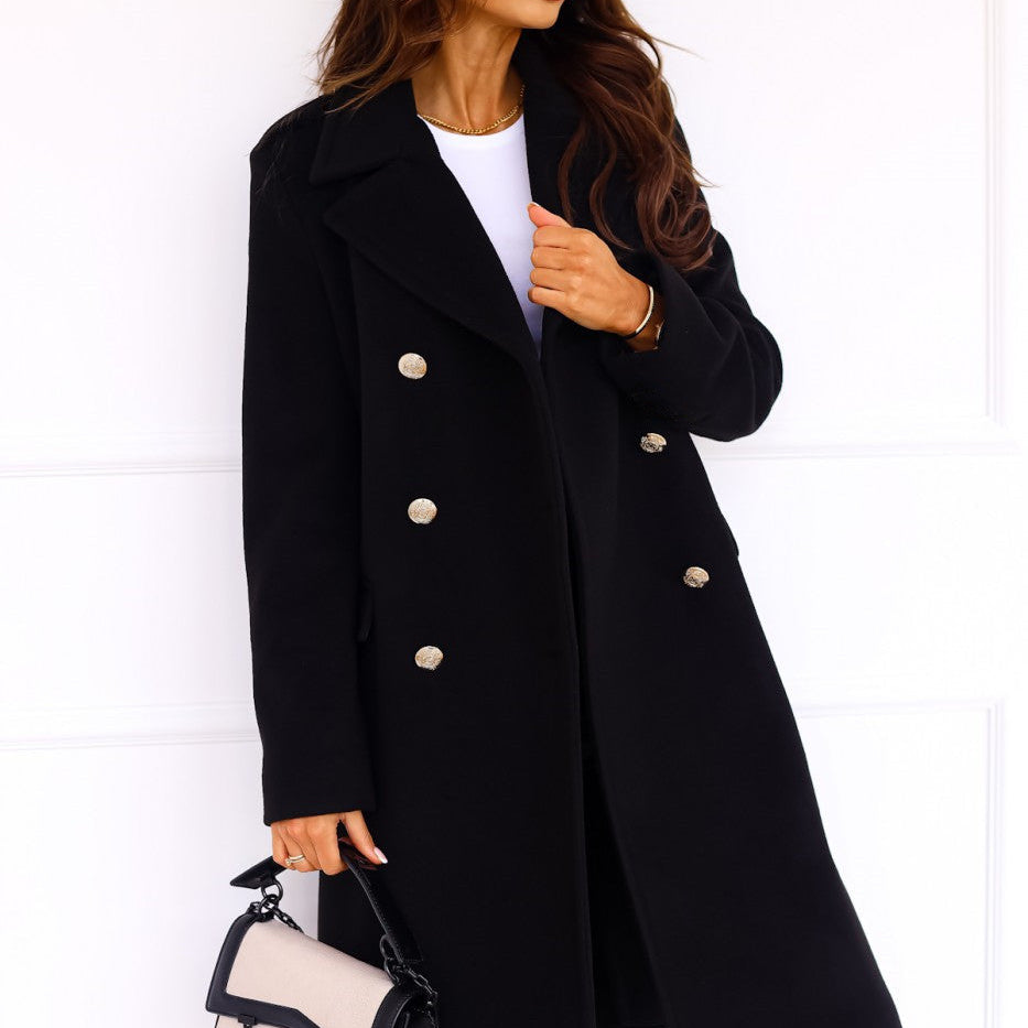 Jailyne | Manteau trench avec col à revers pour femme