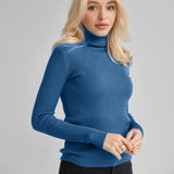 Solene | Pull col roulé classique pour femme