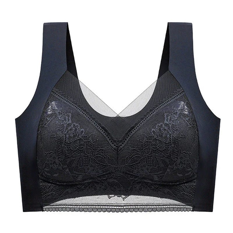 👙 Super Confortable Et Doux Soutien-Gorge Dentelle Pour Femmes Sans Armature