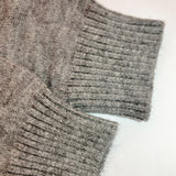 Cardigan long ample à imprimé lettres