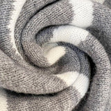 Cardigan long ample à imprimé lettres