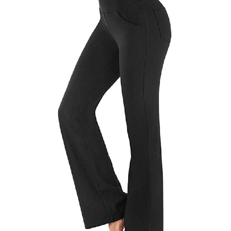 Women's High Waist and Flared Leg Yoga Pants