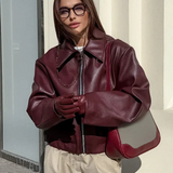 Esme | Veste rouge vintage pour femme