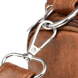 Sac à main messenger en cuir souple vintage