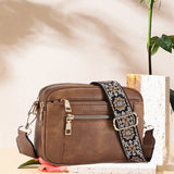 Sac bandoulière zippé multifonctionnel