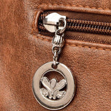 Sac à main messenger en cuir souple vintage