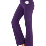 Women's High Waist and Flared Leg Yoga Pants