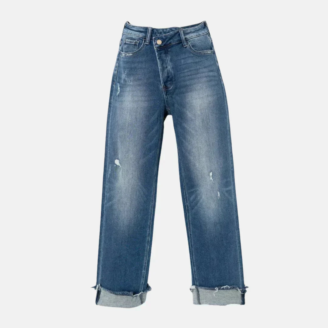 Katja | Jean droit classique pour femme