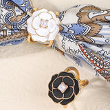 Épingle à foulard Camellia