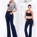 Women's High Waist and Flared Leg Yoga Pants