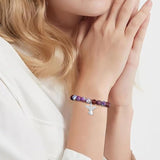 Bracelet de guérison en cristal ailes d'ange