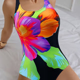 Maillot De Bain Confortable Imprimé Une-Pièce