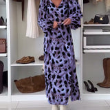 Robe Sexy Col V Imprimée