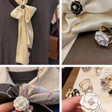 Épingle à foulard Camellia