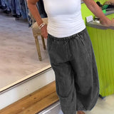 Jean Décontracté À Taille Élastique