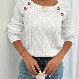 Pull Uni Manches Raglan Boucle Point De Câble