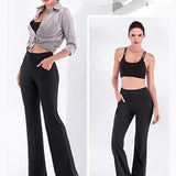 Women's High Waist and Flared Leg Yoga Pants
