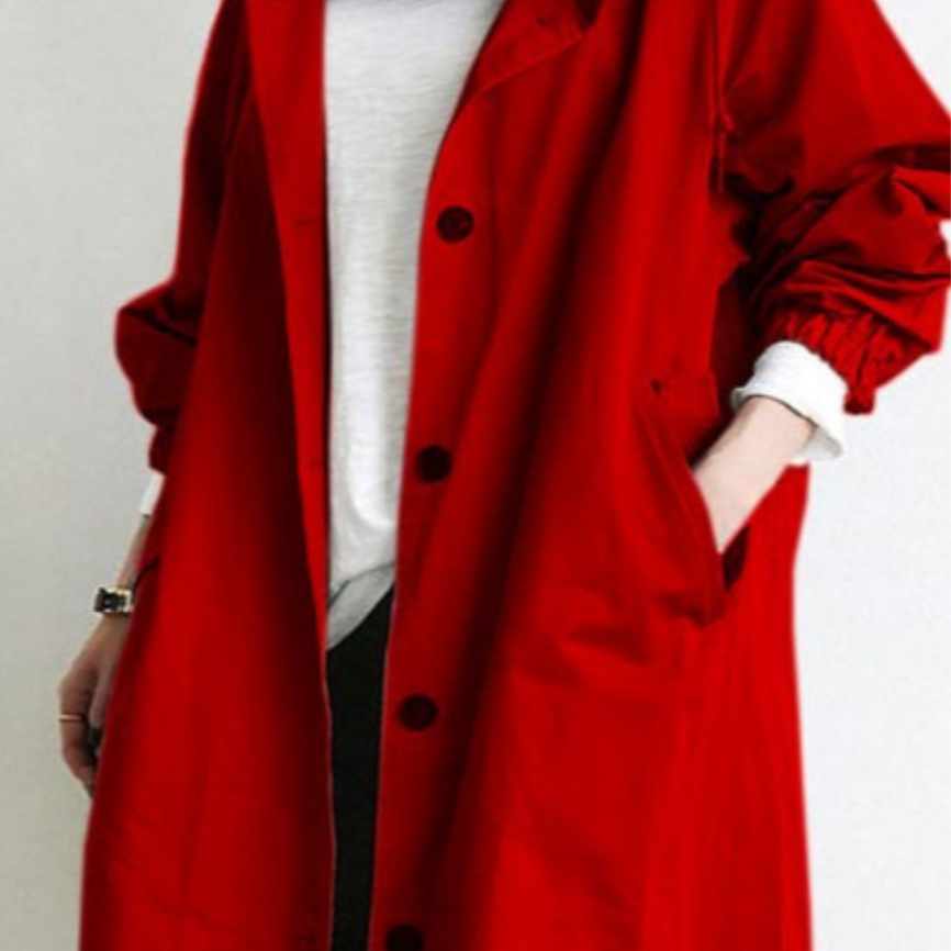 Sanne | Trench-coat Femme Coupe-Vent et Imperméable
