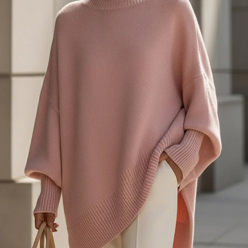 Pull Col Rond Loose Mi-Long