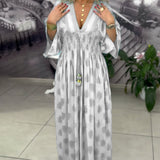 Robe Ample Imprimé Vacances Taille Maxi