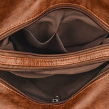 Sac à main messenger en cuir souple vintage