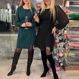 Robe De Soirée Tempérament épissage Fente