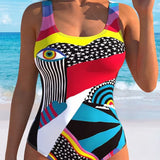Maillot De Bain Une Pièce Imprimé Étoiles
