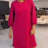 Robe élégante de couleur unie