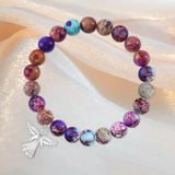 Bracelet de guérison en cristal ailes d'ange