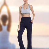 Women's High Waist and Flared Leg Yoga Pants