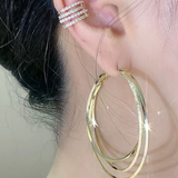 Boucles d'oreilles à plusieurs couches