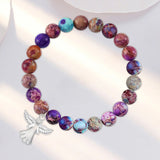 Bracelet de guérison en cristal ailes d'ange