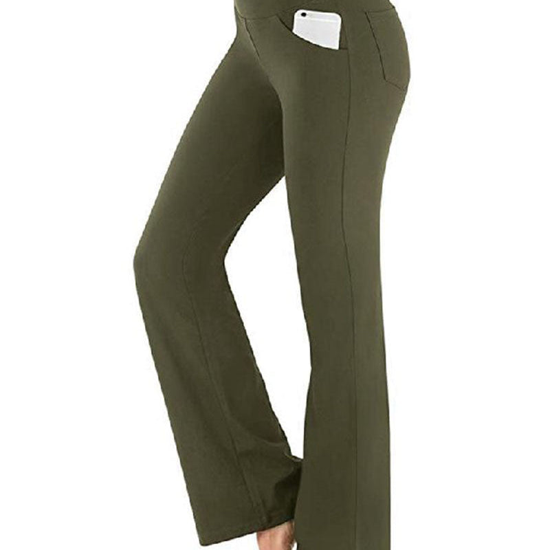 Women's High Waist and Flared Leg Yoga Pants