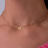Collier exquis de 26 lettres