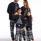 Pyjama familial de Noël à imprimé sapin de Noël