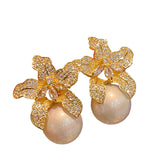 Annick | Boucles d'oreilles avec perle