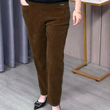 Pantalons Skinny Extensibles Unis