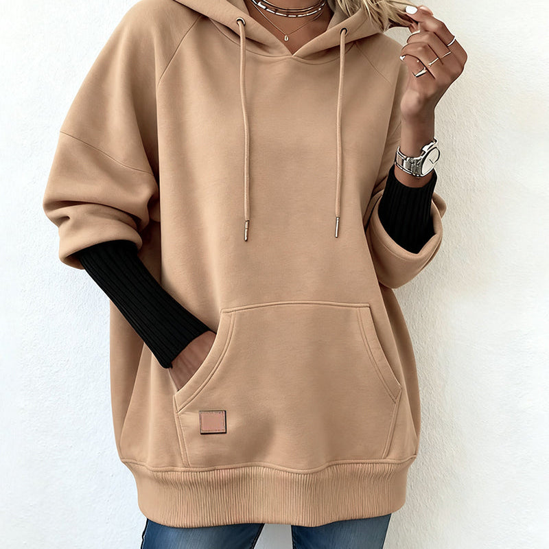Sweat À Capuche Ample Et Décontracté