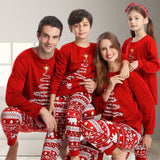 Pyjama familial de Noël à imprimé sapin de Noël