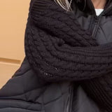 Manteau zippé à col haut de couleur unie