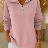 Pull Tendance À Demi-Zip
