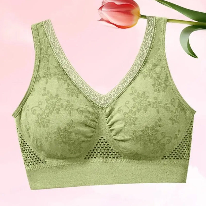 Soutien-Gorge Gainant En Coton Pur Confortable Et Sans Boutons