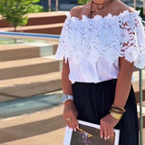 Blouse Dentelle Design Mode