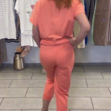Ensemble Décontracté Pantalon Court Imprimé