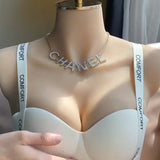 Soutien-Gorge Sans Couture Et Sans Armatures Avec Dos Décoratif