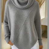 Pull Col Cheminée Asymétrique