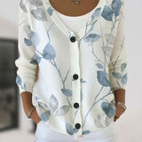 Cardigan Avec Ambiance À Inspiration Botanique