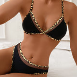 Maillot de bain sexy avec imprimé léopard