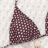 Bikini Bretelles À Pois
