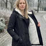 Éliane – manteau d’hiver long imperméable pour femmes, chaud et élégant